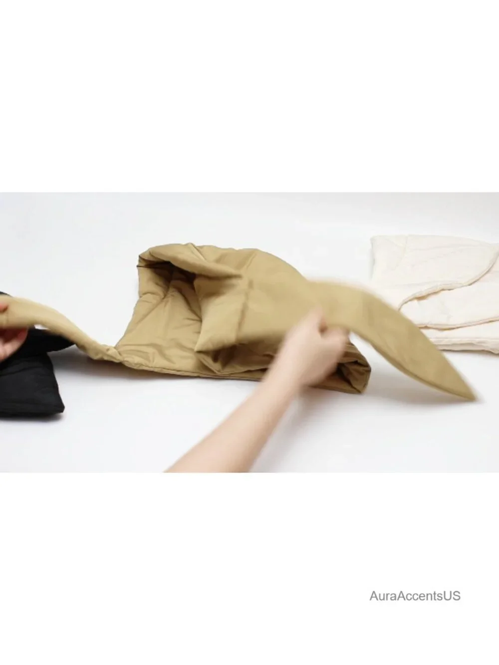 Down Hooded Scarf Hat Tie Under Chin Winter Warm Waterproof Women Girls